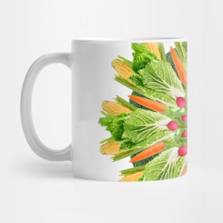 fresh vegetables mandala Mug